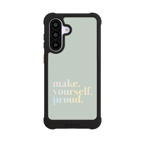 Samsung Galaxy A56 5G NIVOmax Make Yourself Proud Zitat-Minze und Farbverlauf