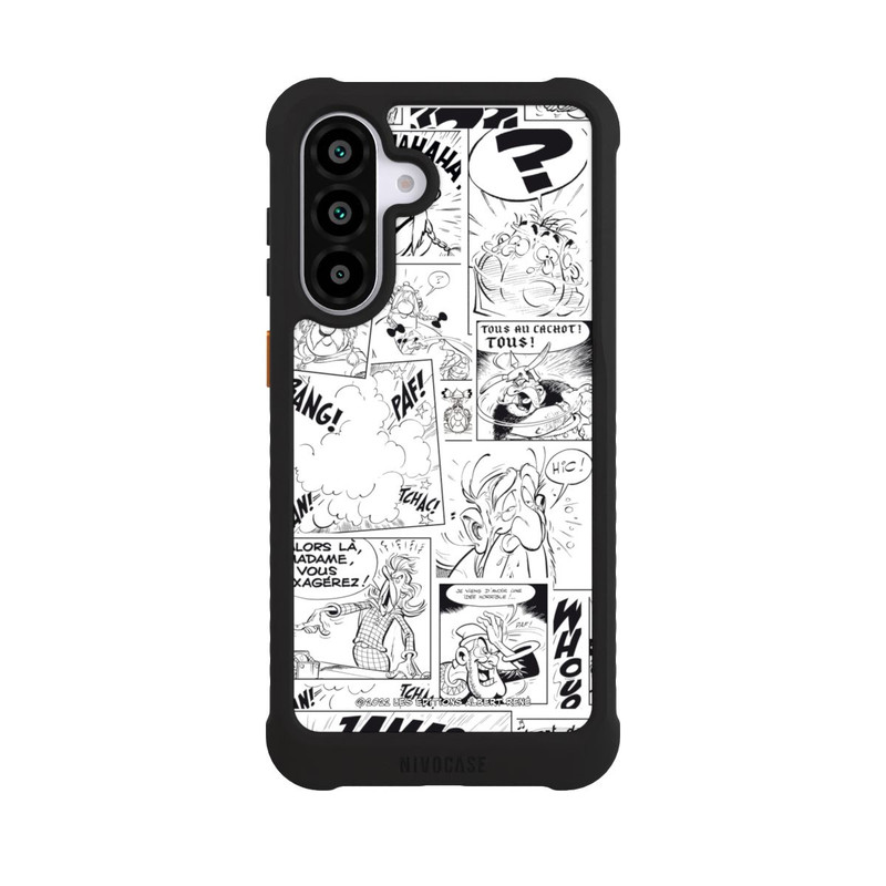 Galaxy A56 5G NIVOmax Asterix Comic Schwarz und Weiß