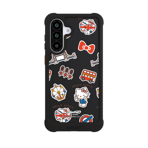 Samsung Galaxy A56 5G NIVOmax Hello Kitty Londoner Abzeichen Transparent