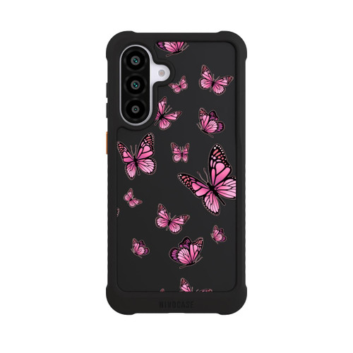 Samsung Galaxy A56 5G NIVOmax Schmetterlinge pink