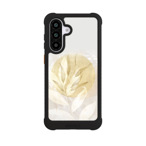 Samsung Galaxy A56 5G NIVOmax Boho Gold Blumen Kunst