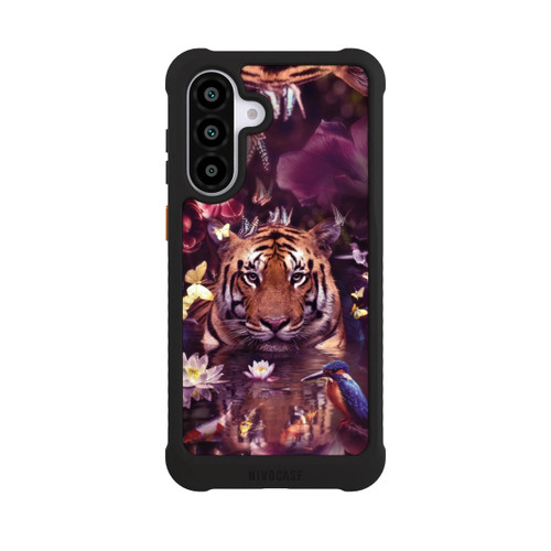 Samsung Galaxy A56 5G NIVOmax Tiger Blumenrahmen