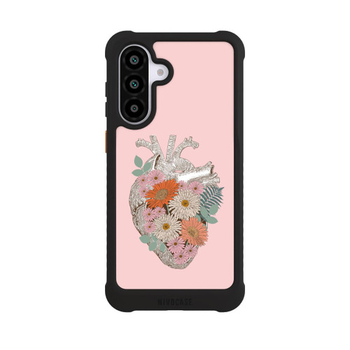 Samsung Galaxy A56 5G NIVOmax Cœur Fleuri Vintage