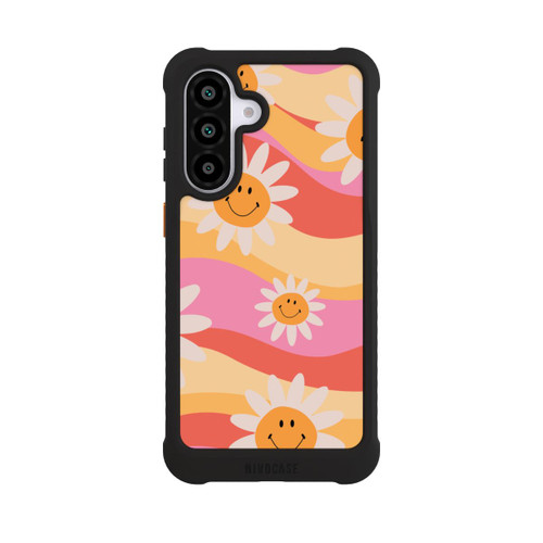 Samsung Galaxy A56 5G NIVOmax Retro Smiles Orange Colorful