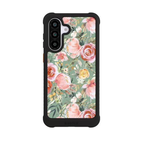 Samsung Galaxy A56 5G NIVOmax Pastellfarbener Pfingstrosenstrauß