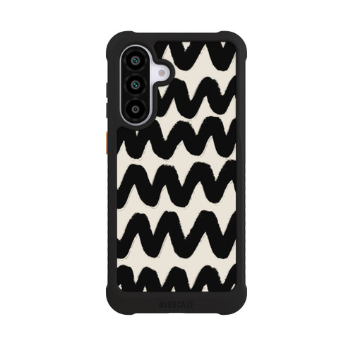 Samsung Galaxy A56 5G NIVOmax Vagues Noires Pattern