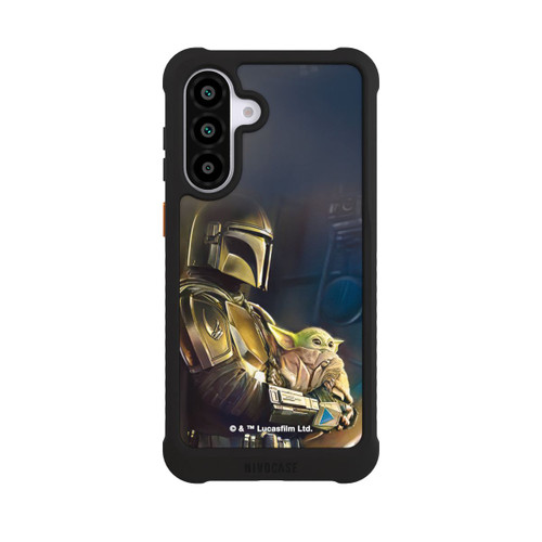 Samsung Galaxy A56 5G NIVOmax Mandaloriens et Grogu à l'intérieur du vaisseau