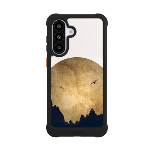 Samsung Galaxy A56 5G NIVOmax Zwei Vögel vor Mond