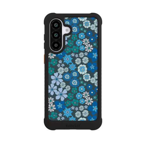 Samsung Galaxy A56 5G NIVOmax Fleurs bleues DeinDesign