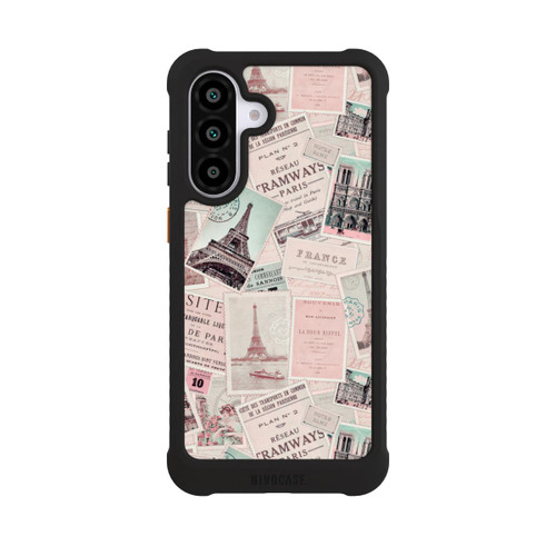 Samsung Galaxy A56 5G NIVOmax Vintage Paris Postcards Pattern