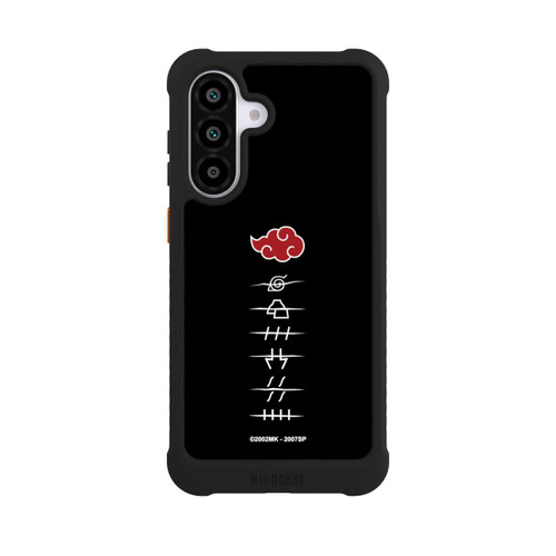 Samsung Galaxy A56 5G NIVOmax Symboles des membres de l'Akatsuki noirs