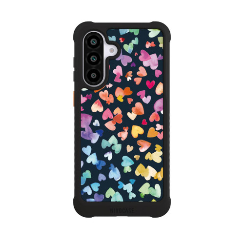 Samsung Galaxy A56 5G NIVOmax Valentinstag Herzen Schwarz