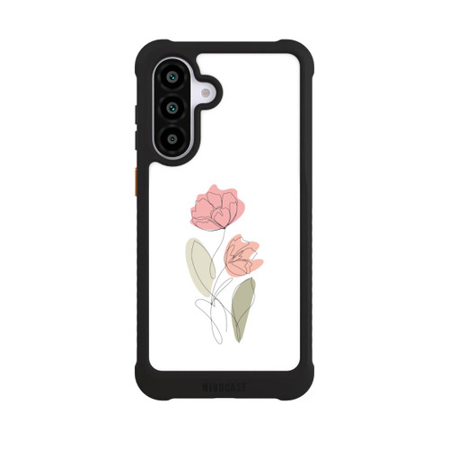 Samsung Galaxy A56 5G NIVOmax Blume Line Art Rot