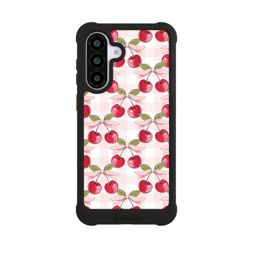 Samsung Galaxy A56 5G NIVOmax Pink Cherry Pattern with AI