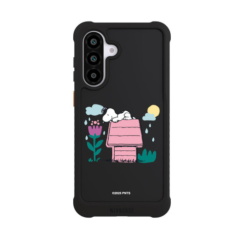 Samsung Galaxy A56 5G NIVOmax Snoopy Hundehütte Frühling transparent