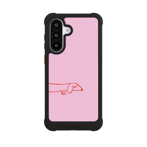 Samsung Galaxy A56 5G NIVOmax Dachshund Illustration Pink