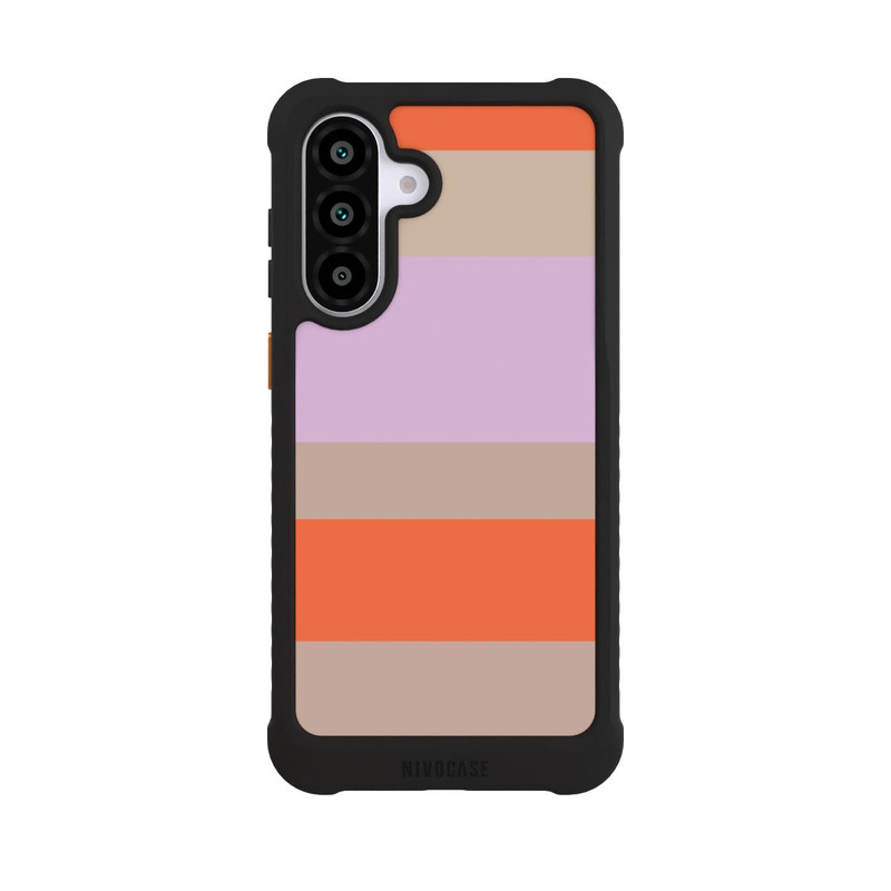Galaxy A56 5G NIVOmax Moca Lila Orange Stripes