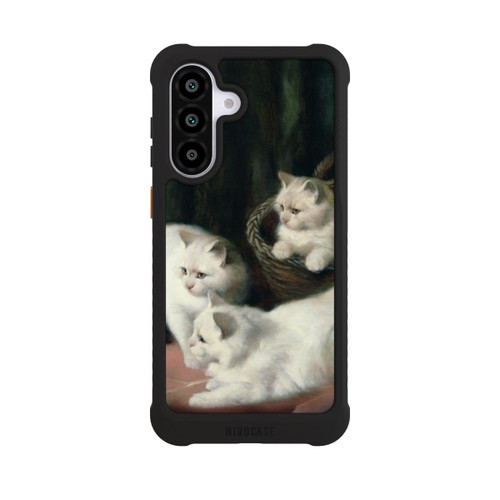 Samsung Galaxy A56 5G NIVOmax Three White Angora Kittens