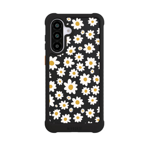 Samsung Galaxy A56 5G NIVOmax Daisy Flower Seamless Pattern Transparent