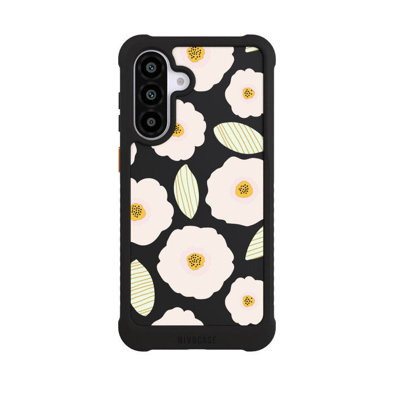Galaxy A56 5G NIVOmax Simple Pastell Flowers Light Transparent