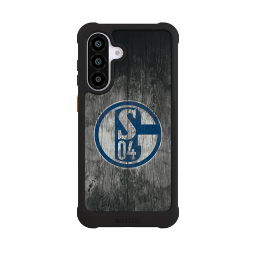 Samsung Galaxy A56 5G NIVOmax Schalke 04 Holz Look