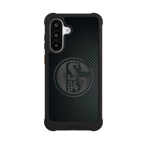 Samsung Galaxy A56 5G NIVOmax Schalke 04 Carbon Look