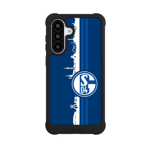 Samsung Galaxy A56 5G NIVOmax Schalke 04 Skyline Blau
