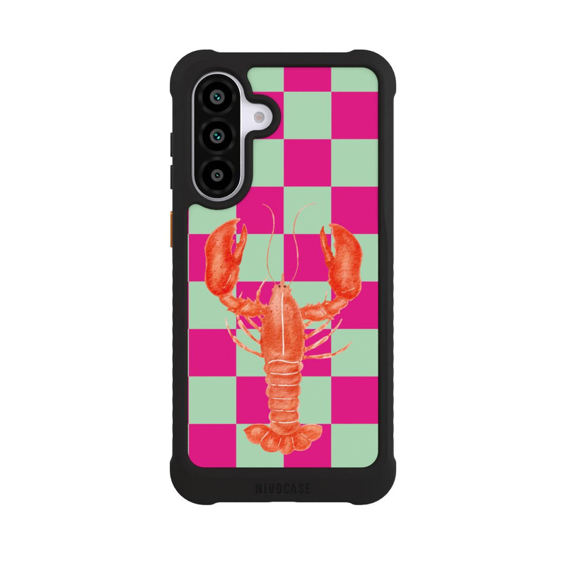 Galaxy A56 5G NIVOmax Pink Checkers Lobster