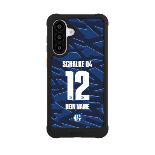 Samsung Galaxy A56 5G NIVOmax Schalke 04 Trikot Personalisierbar 25-26
