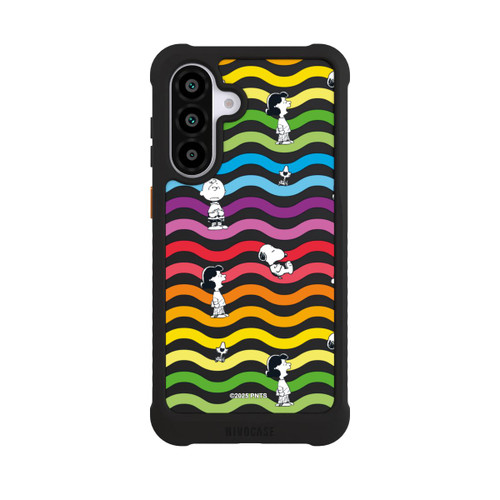 Samsung Galaxy A56 5G NIVOmax Snoopy Pattern Rainbow Transparent