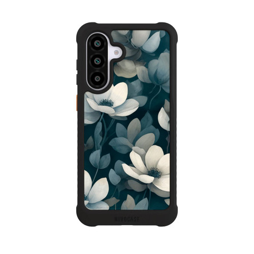 Samsung Galaxy A56 5G NIVOmax Negative Flower Petrol White with AI