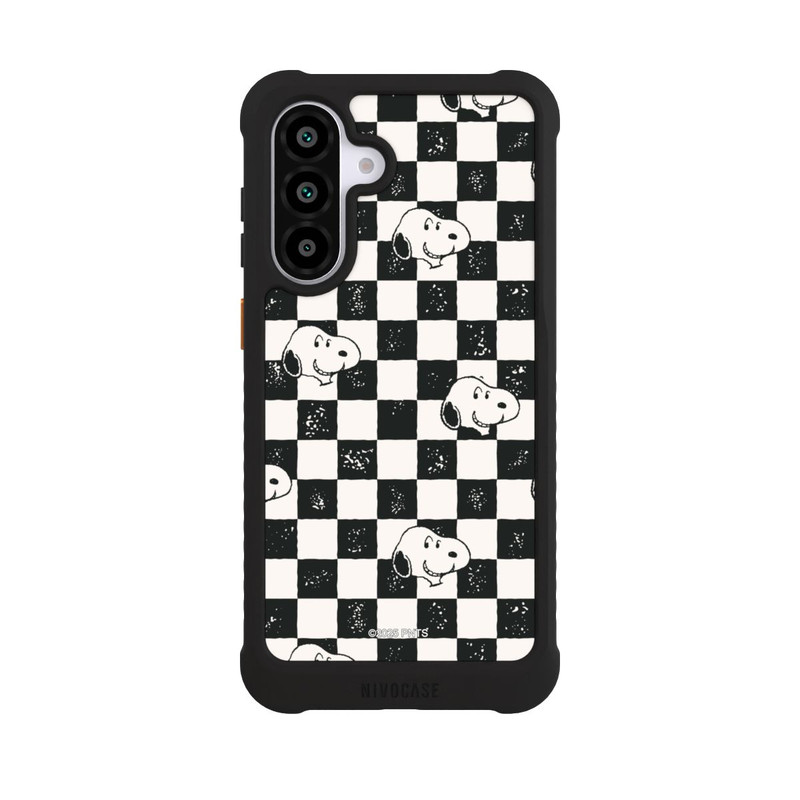 Galaxy A56 5G NIVOmax Snoopy Heads Checked Pattern