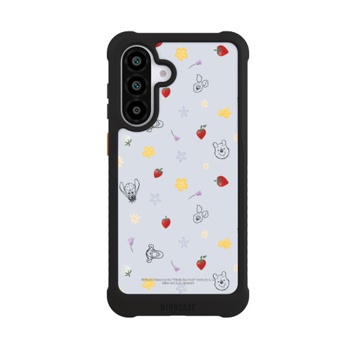 Samsung Galaxy A56 5G NIVOmax Winnie the Pooh and Friends Strawberry Pattern Blue