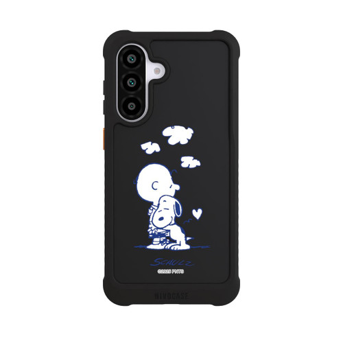 Samsung Galaxy A56 5G NIVOmax Peanuts Charlie Brown Snoopy Hug Transparent