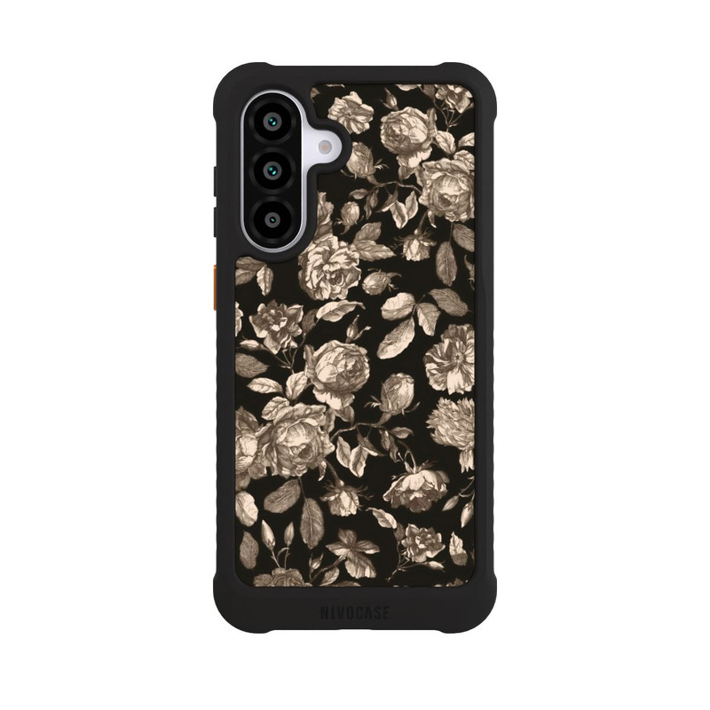 Galaxy A56 5G NIVOmax Canvas dark flowers