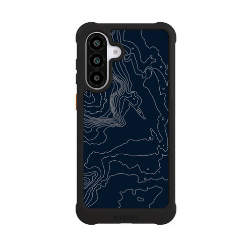 Samsung Galaxy A56 5G NIVOmax Berg Höhenlinien Dunkel