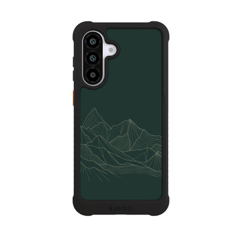 Samsung Galaxy A56 5G NIVOmax Berg Line Art Grün