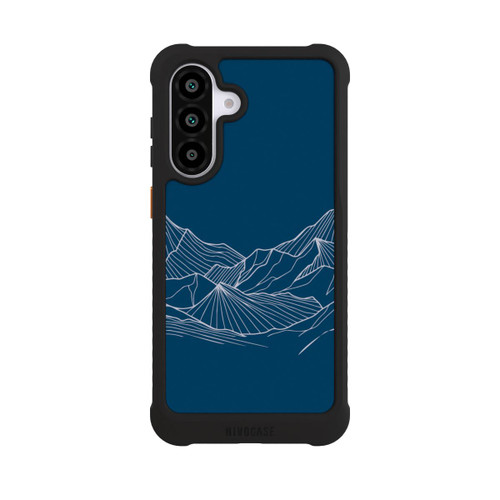 Samsung Galaxy A56 5G NIVOmax Blue Mountain Contour Lines