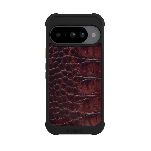 Google Pixel 10 NIVOmax Cuir de Crocodile