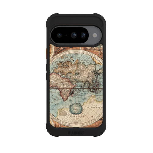 Google Pixel 10 NIVOmax Vintage Weltkarte