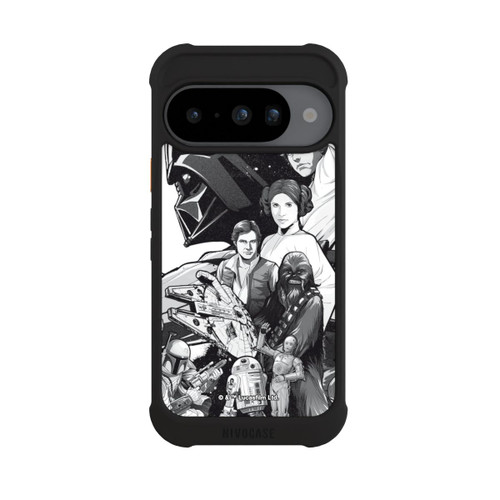 Google Pixel 10 NIVOmax Personnages StarWars - Noir et Blanc