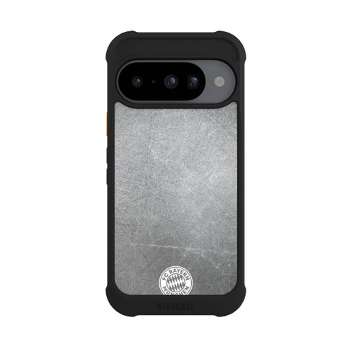 Google Pixel 10 NIVOmax Classic FCB Logo Small - White on Metal Look