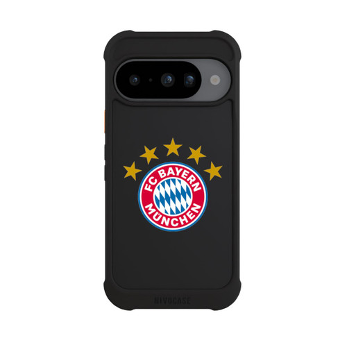 Google Pixel 10 NIVOmax FCB Logo with stars - transparent