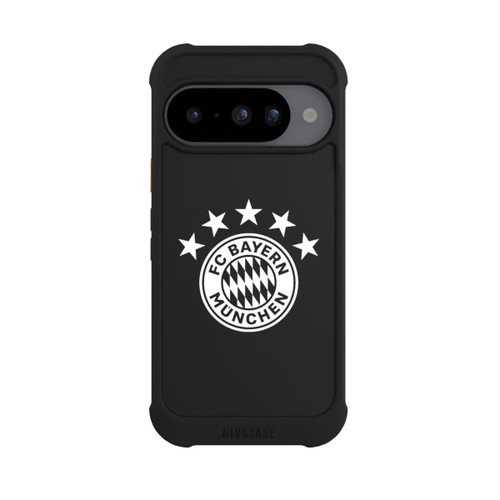 Google Pixel 10 NIVOmax FCB Logo einfarbig mit Sternen - ohne Hintergrund