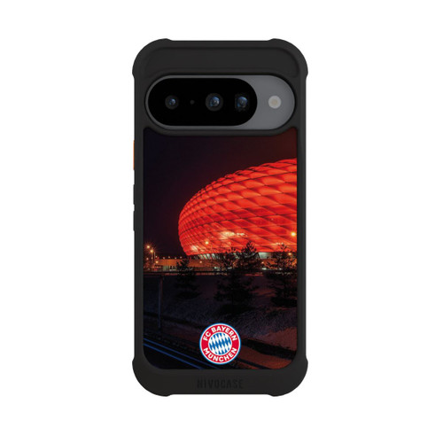 Google Pixel 10 NIVOmax Allianz Arena at night FCB