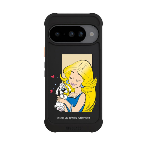 Google Pixel 10 NIVOmax Falbala et Idéfix Amoureux Transparent