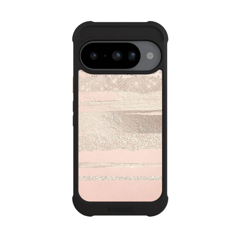 Pixel 10 NIVOmax Glitzerschichten (Rosé/Silver) Glitterlook