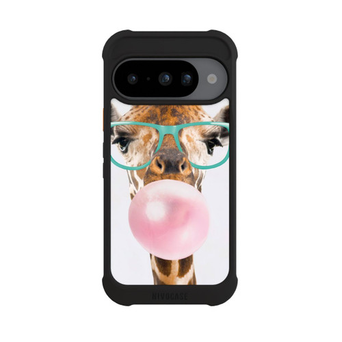 Google Pixel 10 NIVOmax Giraffe mit Kaugummi