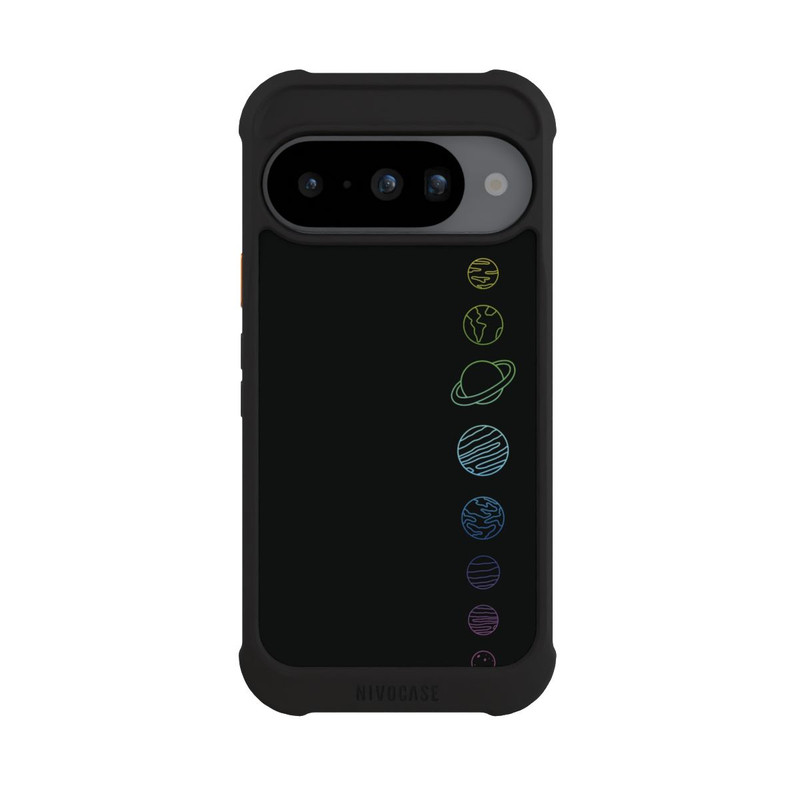 Pixel 10 NIVOmax Planètes colorées