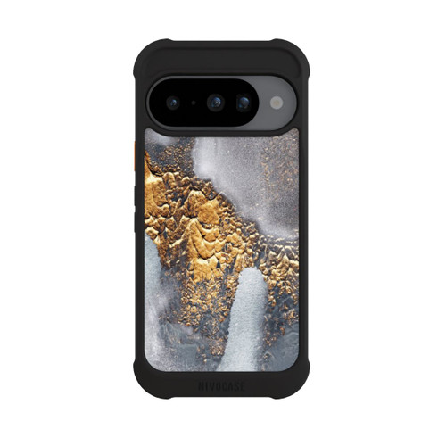 Google Pixel 10 NIVOmax Look béton doré pailleté